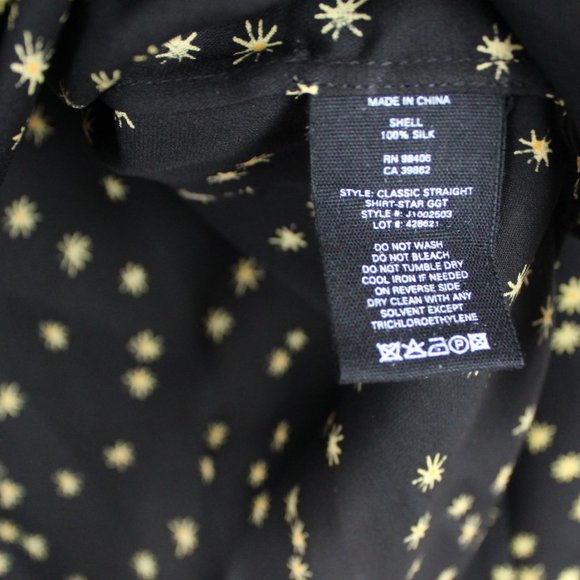 NWT Theory Classic Silk Button-Up Top Shirt - Office to Evening - Picture 11 of 12